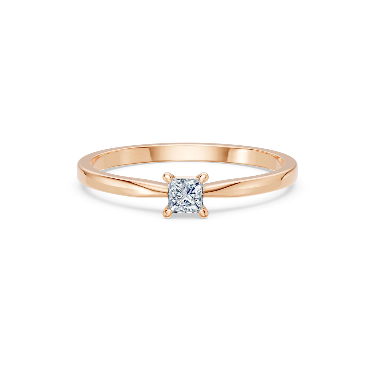 Solitaire Ring, 0.17 ct — 101-10116(3.0)PR