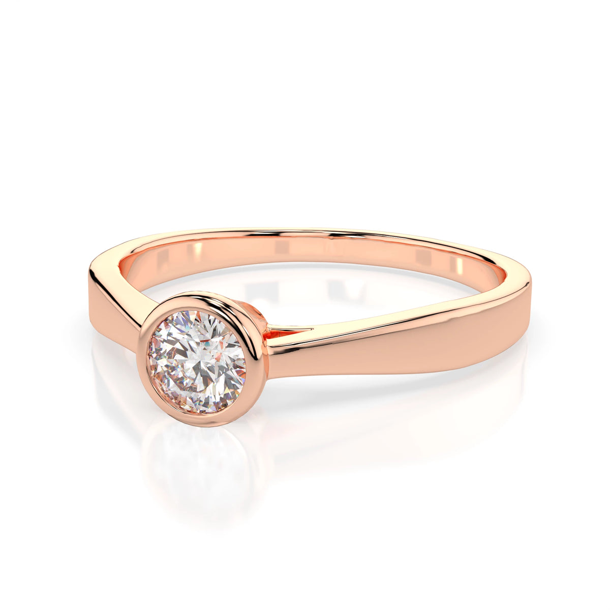 Solitaire Ring (Round), 0.3 ct — 101-10010(4.2)