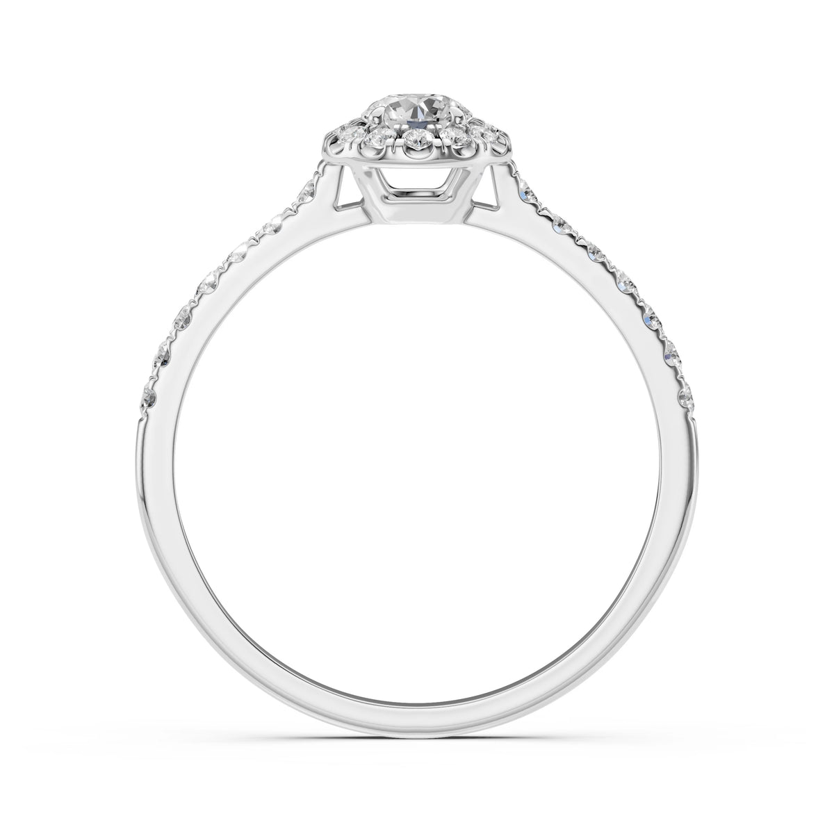 Solitaire Eternity Ring (Round), 0.25 ct — 101-10095(4.0)