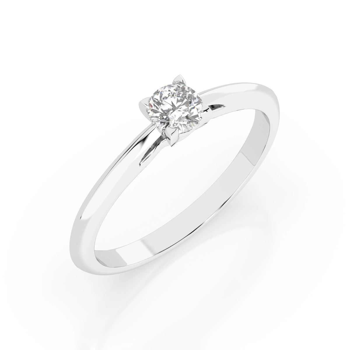 Solitaire Ring (Round), 0.3 ct — 101-10190(0.30)RN