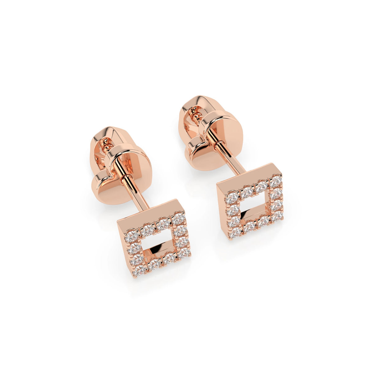 Minimalism Earring (Round), 0.14 ct — 102-10053