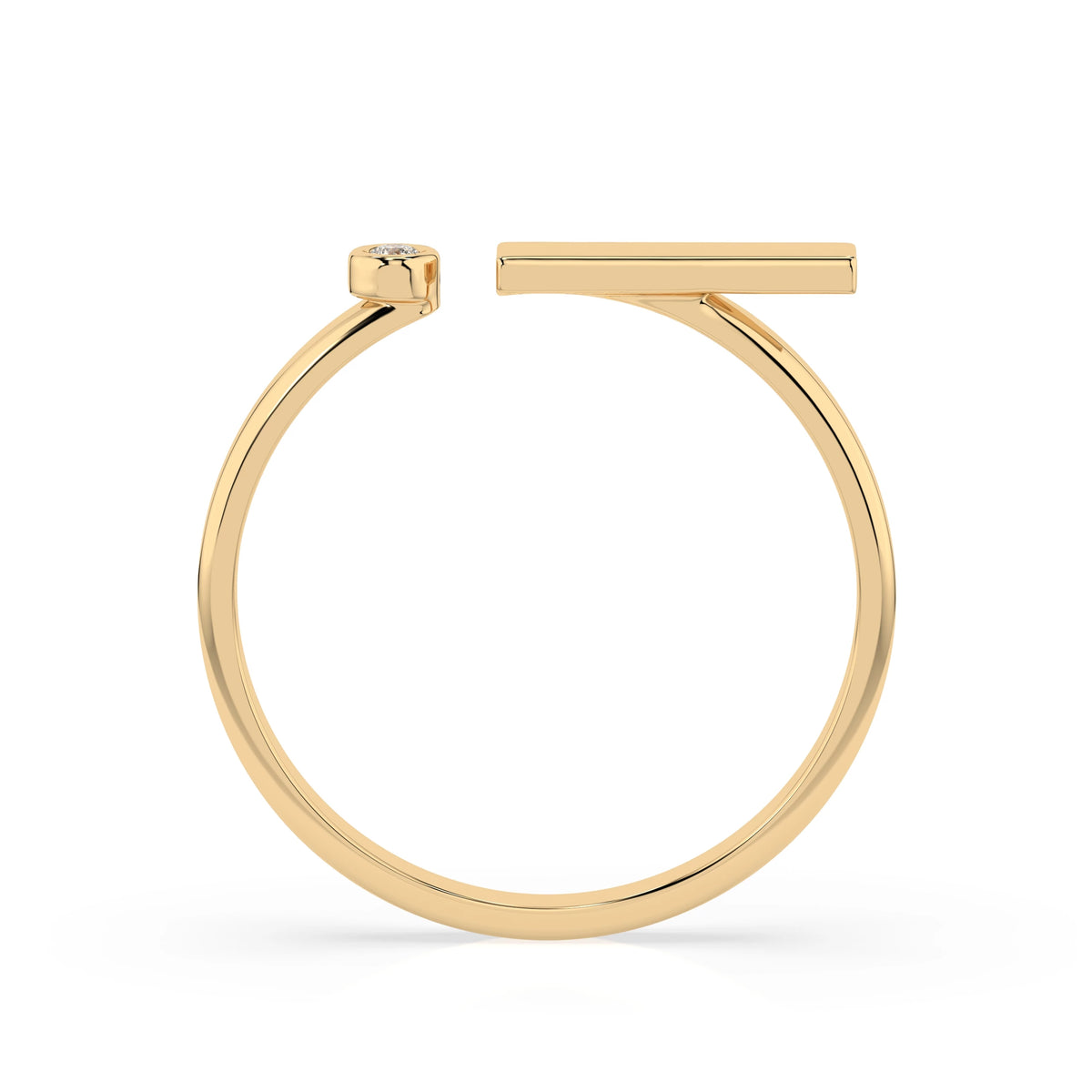 Minimalism Ring (Round), 0.02 ct — 101-10066