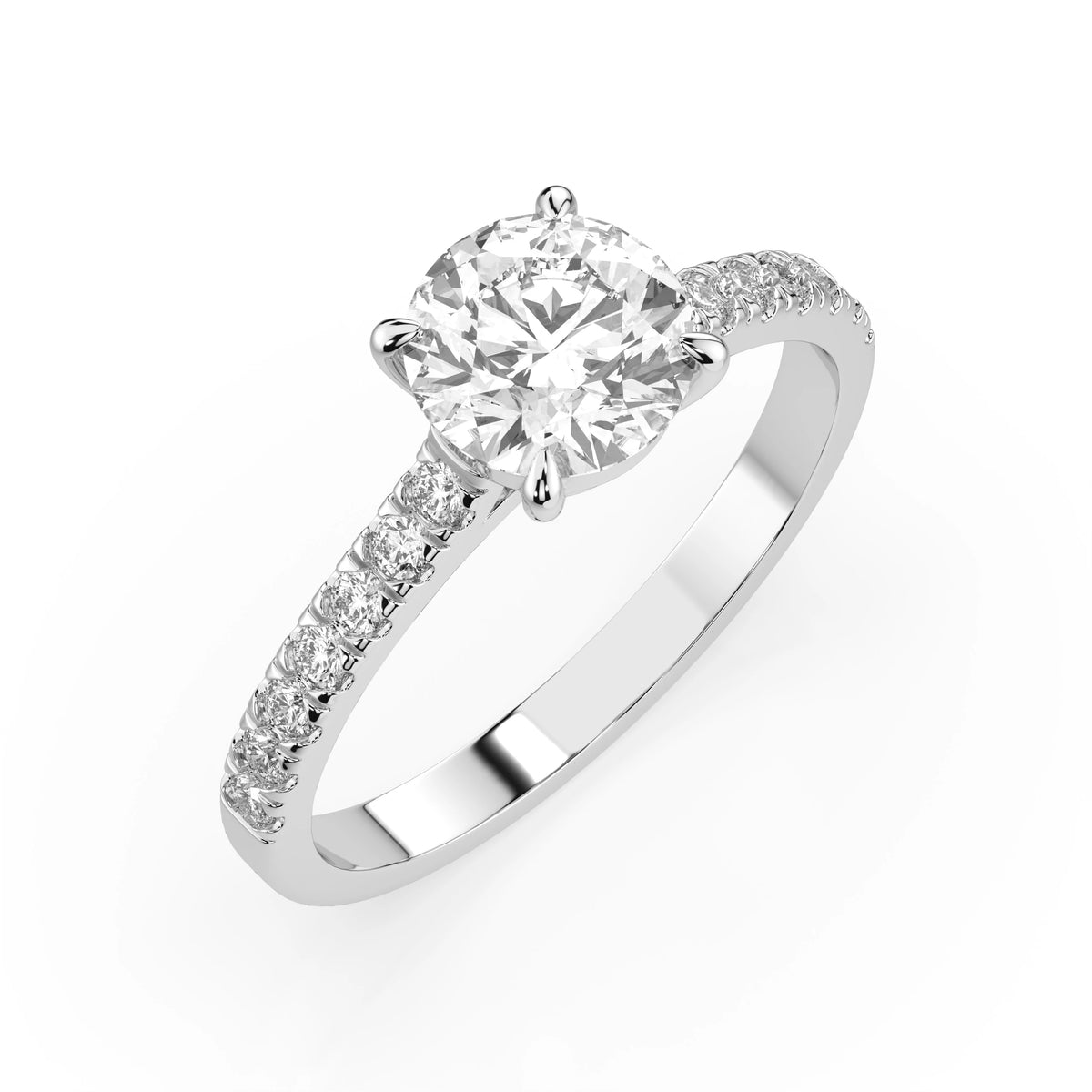 Solitaire Eternity Ring (Round), 0.7 ct — 101-10094(5.7)