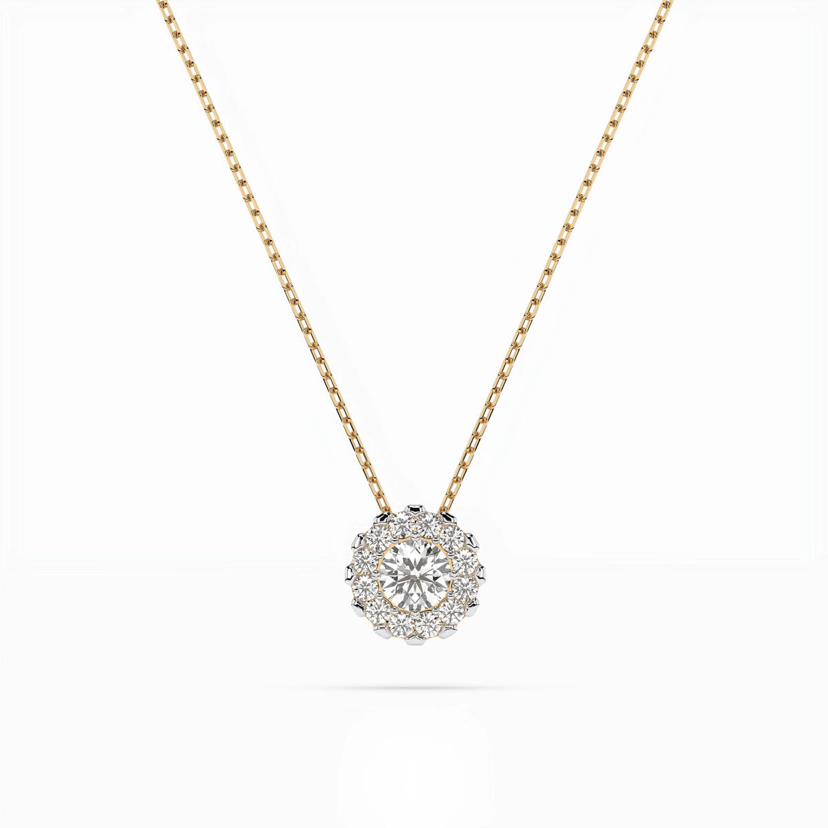Solitaire Eternity Necklace (Round), 0.1 ct — 104-10044(3.0)