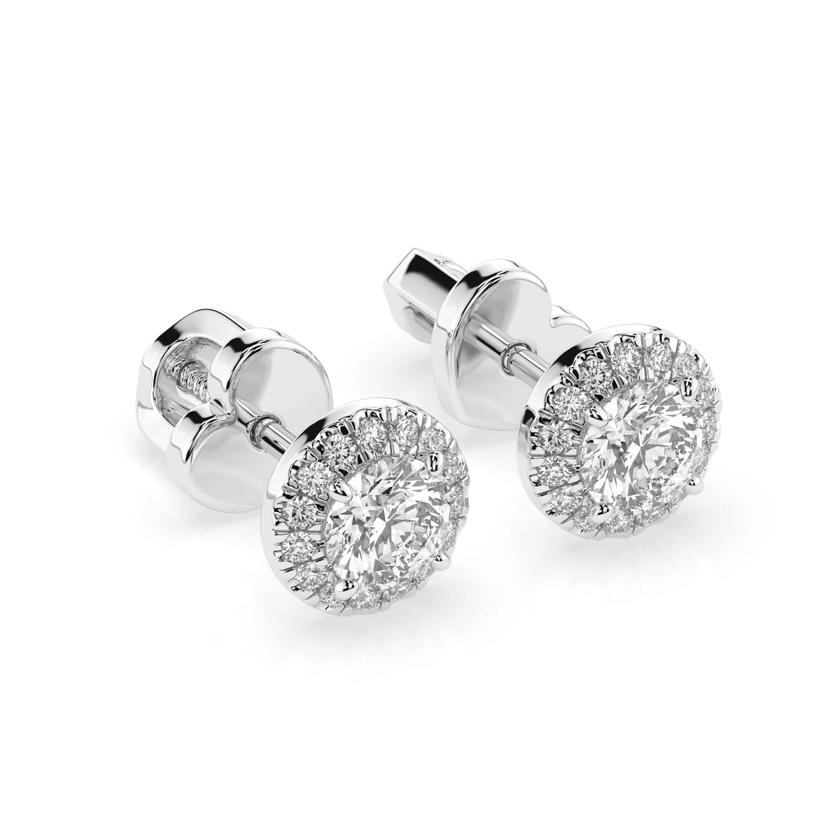 Solitaire Eternity Earring (Round), 0.4 ct — 102-10095(3.7)