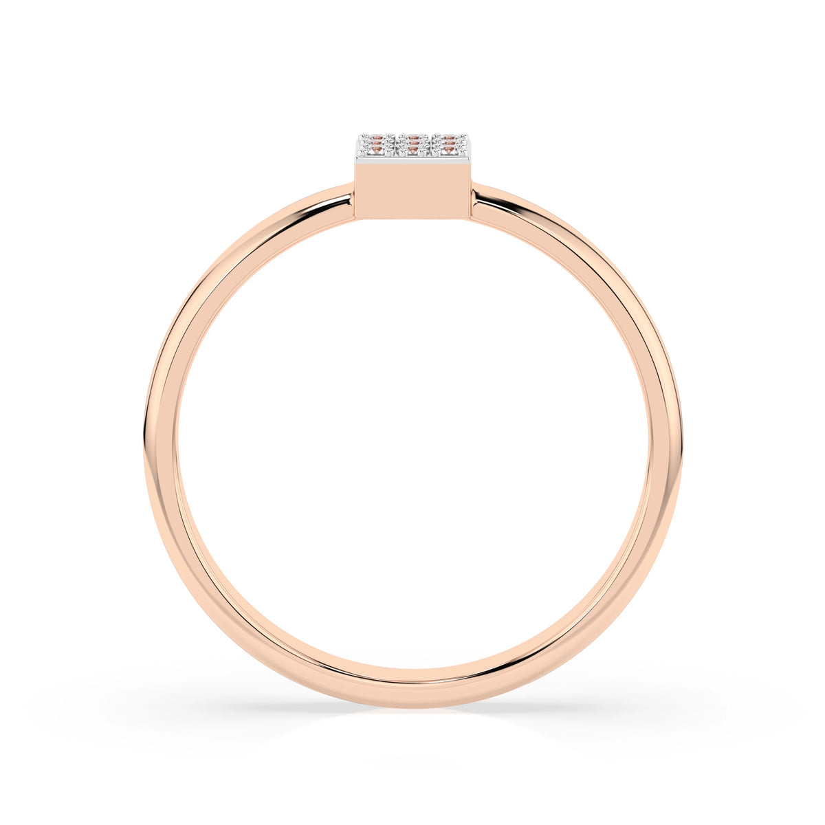 Illusion Ring (Round), 0.05 ct — 101-10063