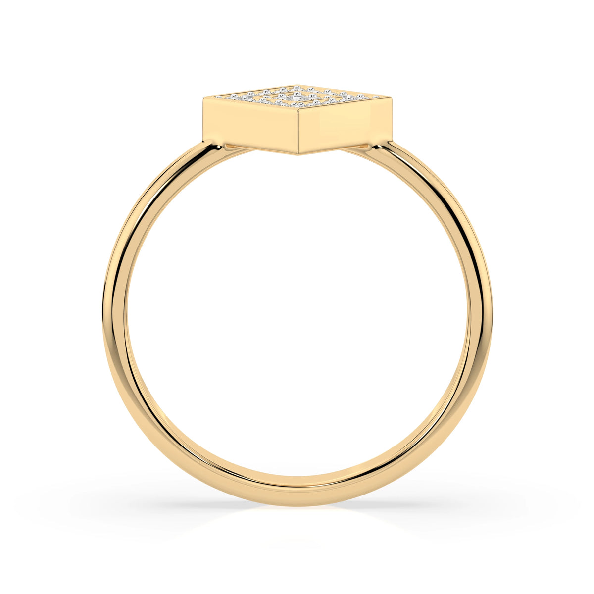 Illusion Ring (Round), 0.1 ct — 101-10074