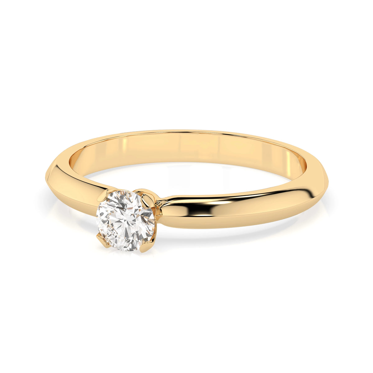Solitaire Ring (Round), 0.25 ct — 101-10089(4.0)