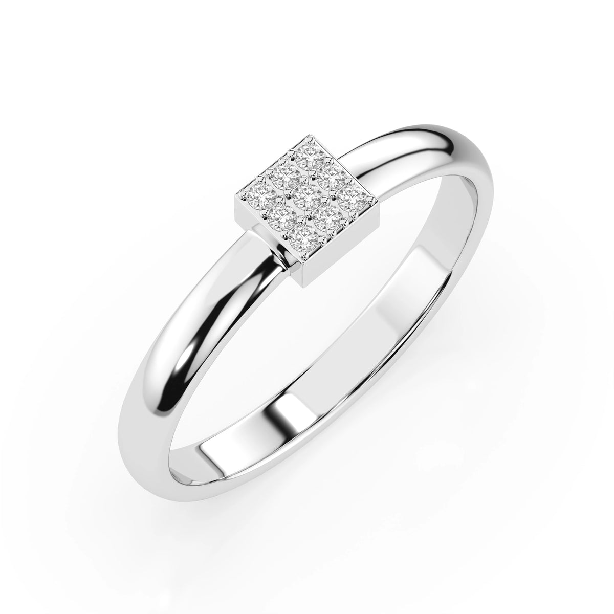 Illusion Ring (Round), 0.05 ct — 101-10063