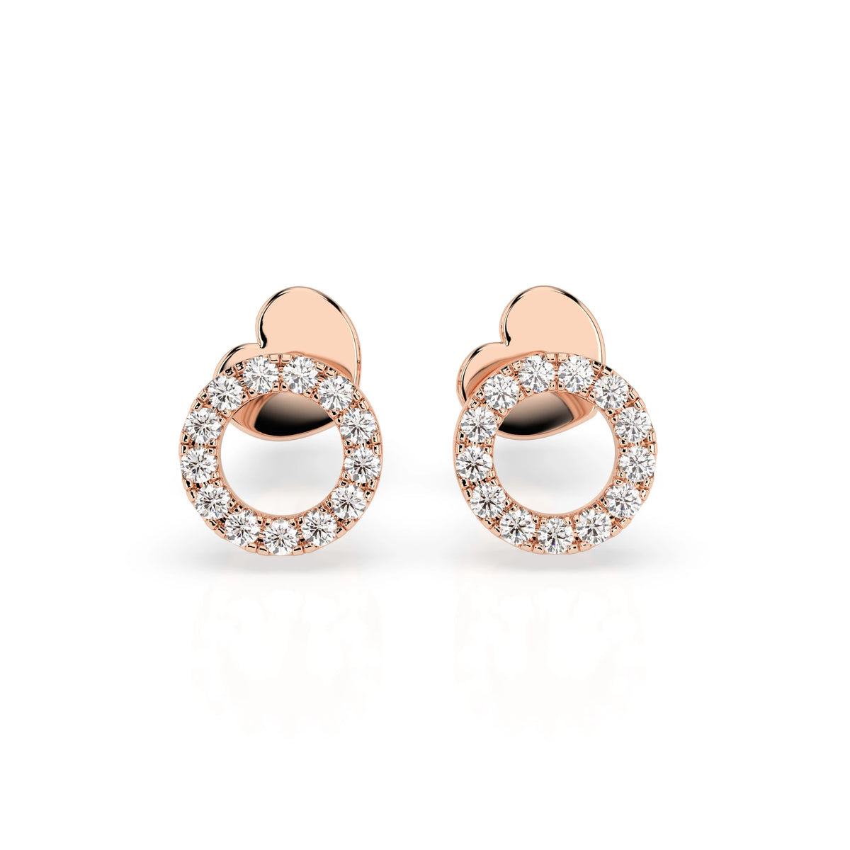 Minimalism Earring (Round), 0.16 ct — 102-10055