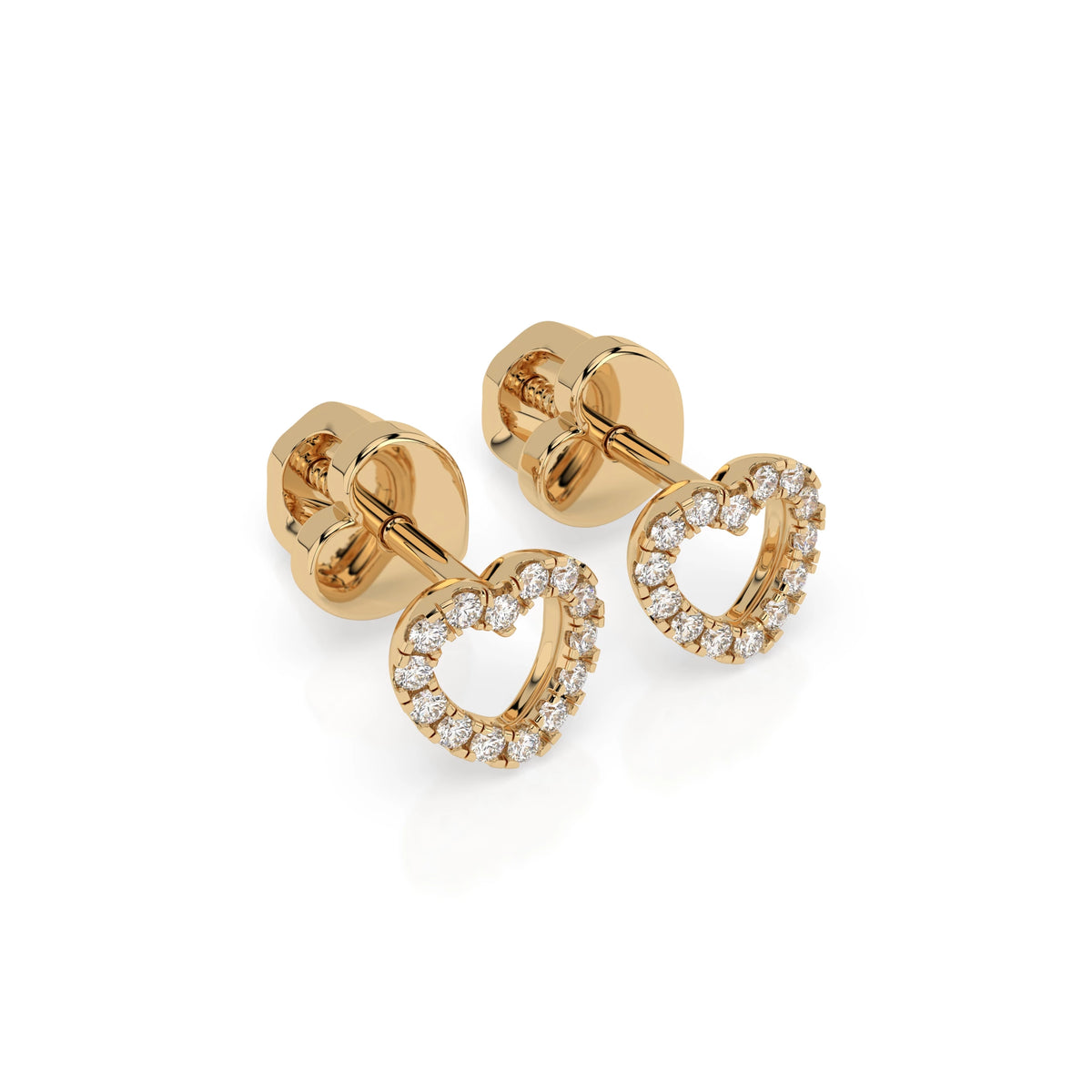 Minimalism Earring (Round), 0.14 ct — 102-10028