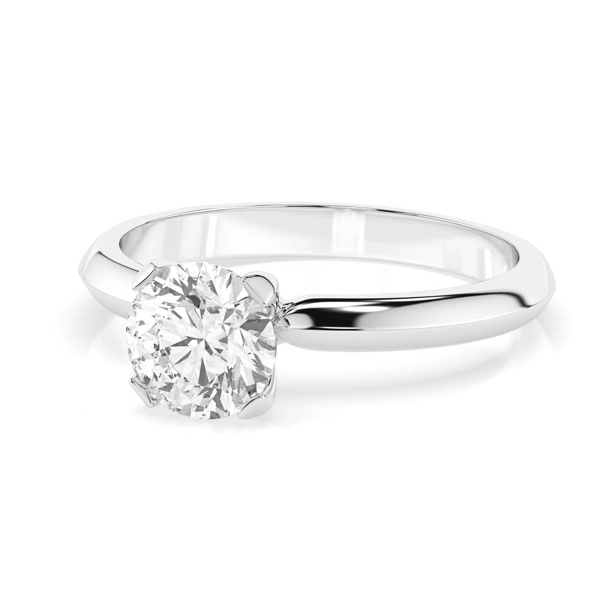 Solitaire Ring (Round), 0.7 ct — 101-10089(5.7)