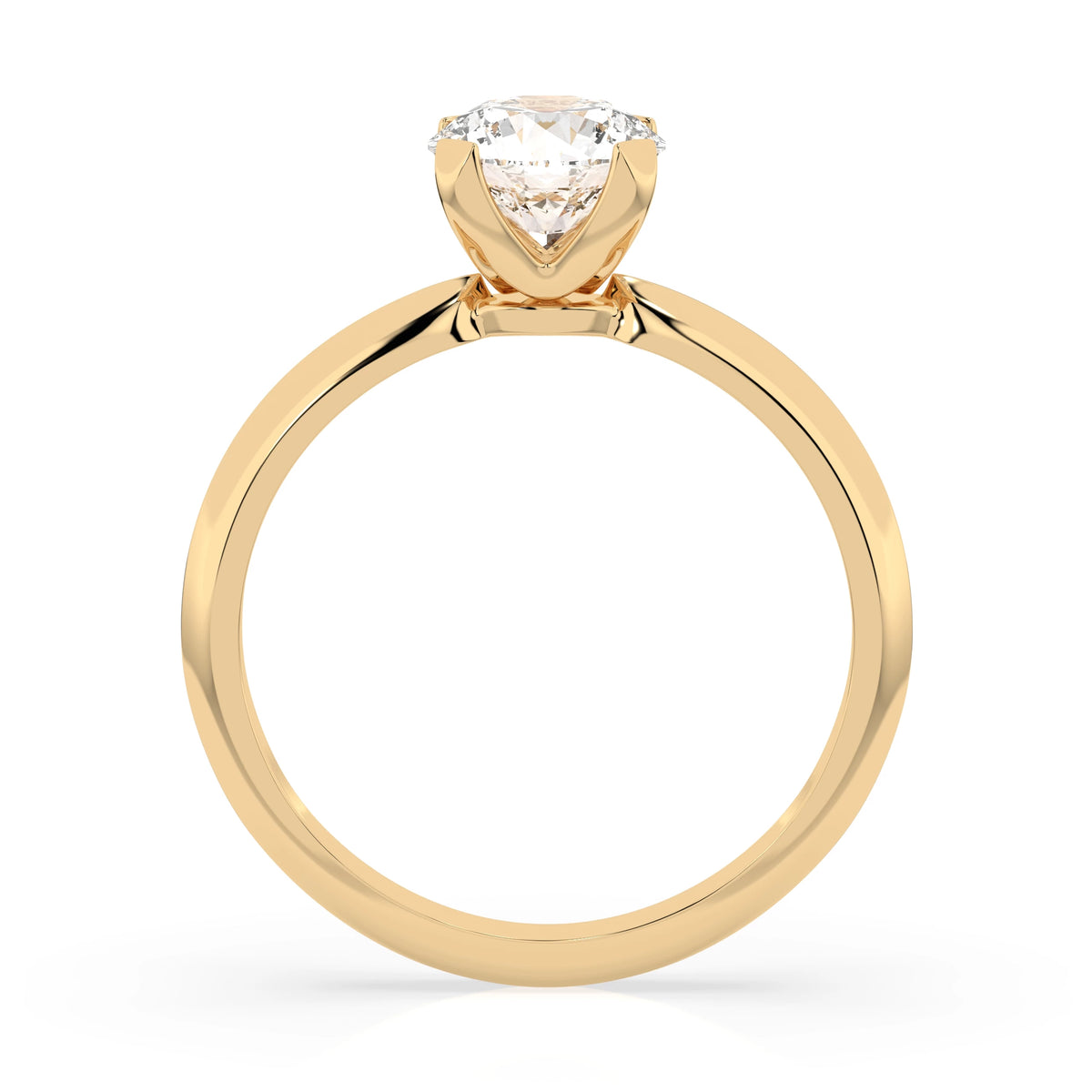 Solitaire Ring (Round), 0.5 ct — 101-10089(5.1)