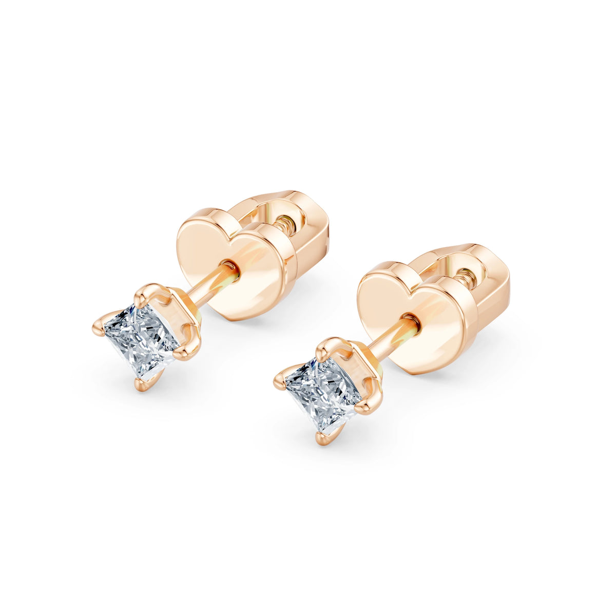 Solitaire Butterfly Earring, 0.34 ct — 102-10116(3.0)PR