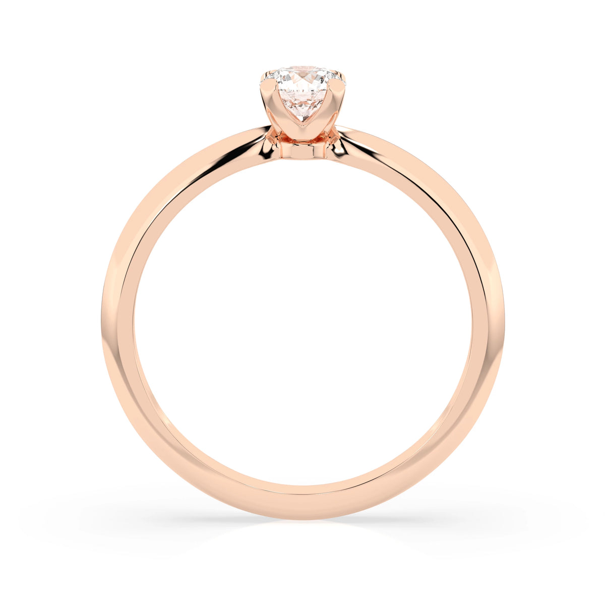 Solitaire Ring (Round), 0.25 ct — 101-10089(4.0)