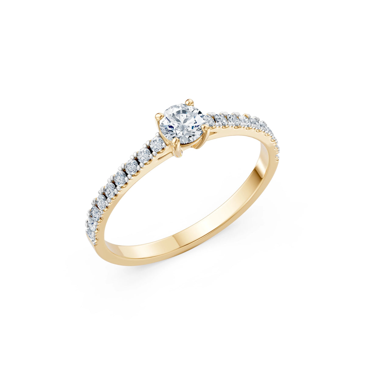 Solitaire Eternity Ring, 0.3 ct — 101-10191(0.30)RN