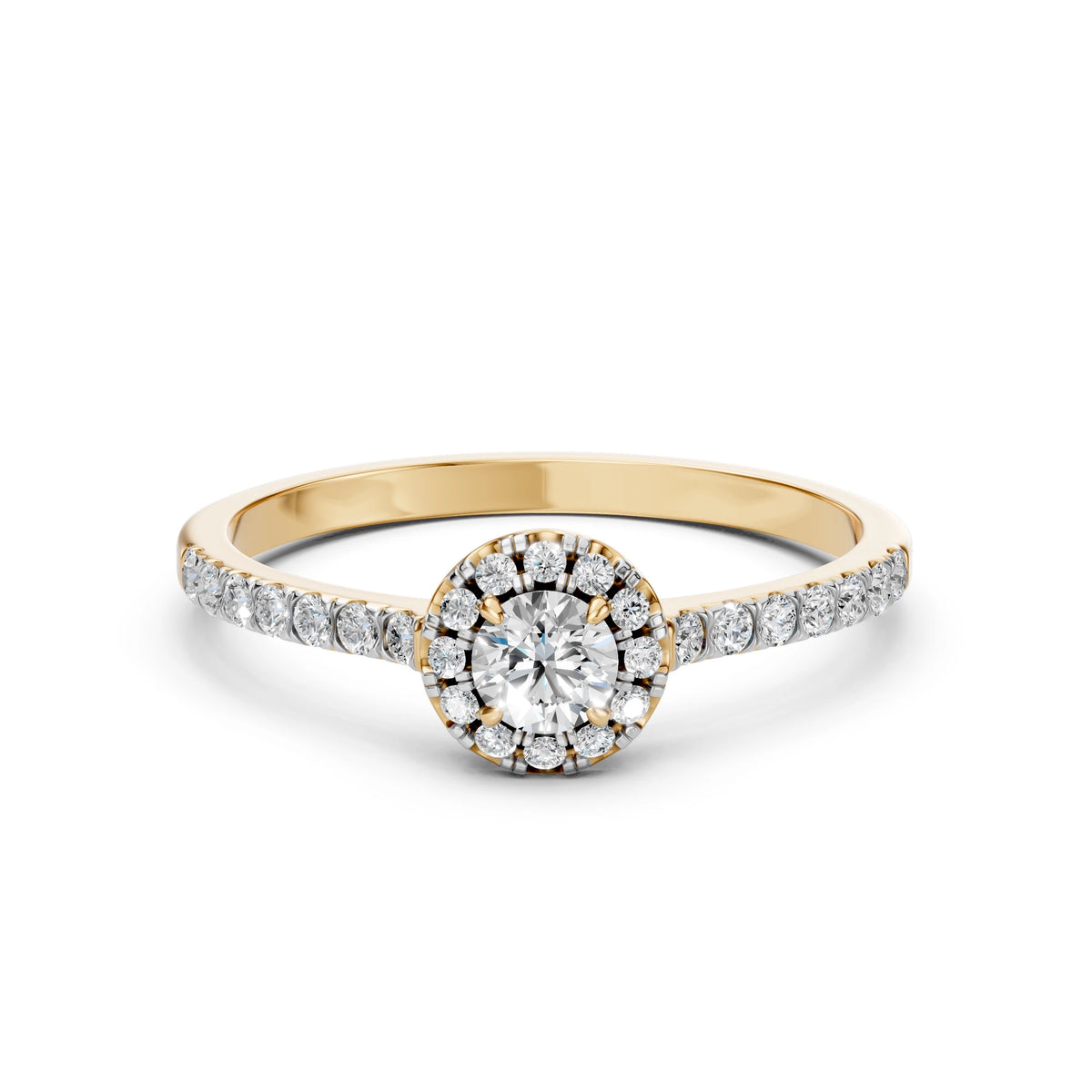 Solitaire Eternity Ring (Round), 0.2 ct — 101-10095(3.7)