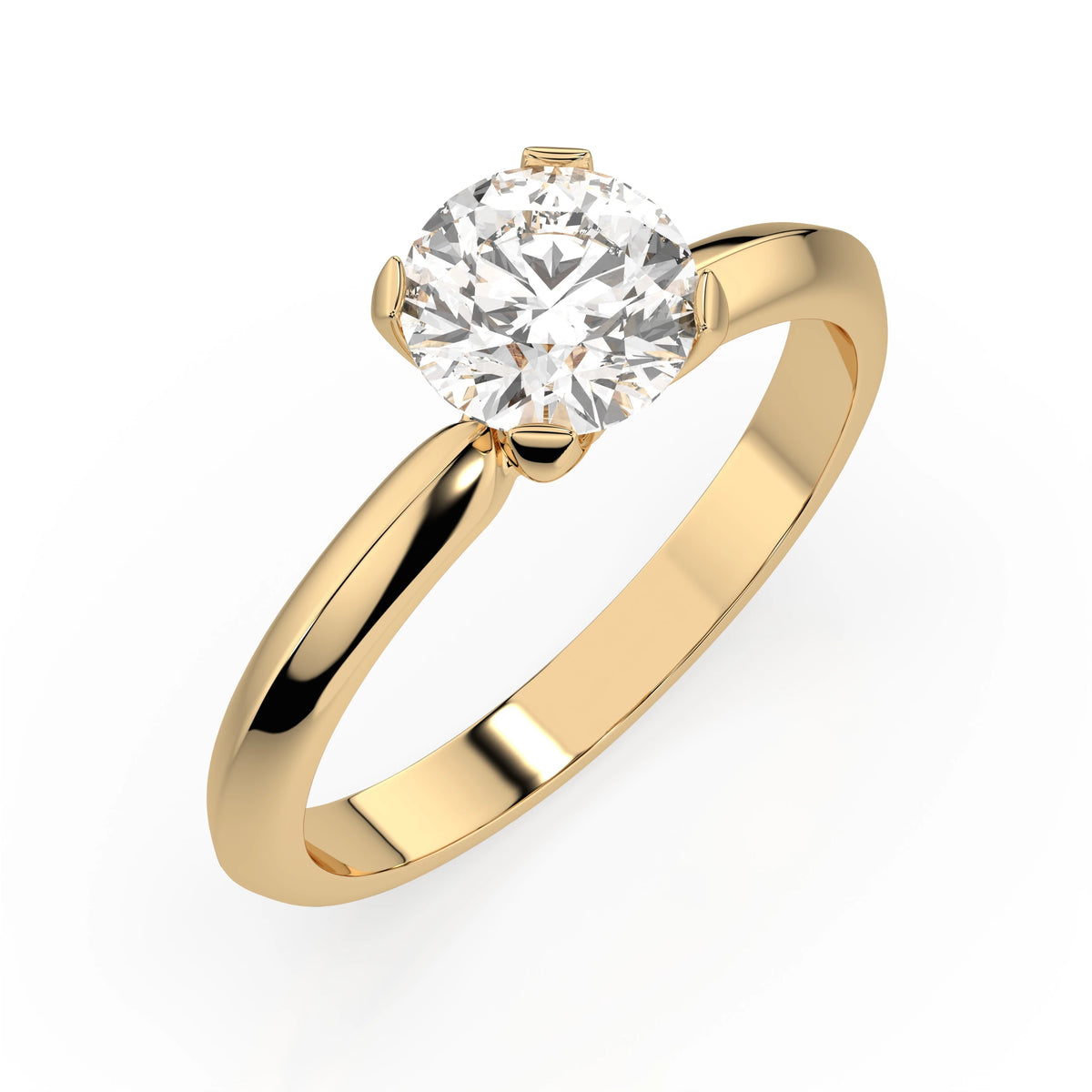 Solitaire Ring (Round), 0.7 ct — 101-10089(5.7)