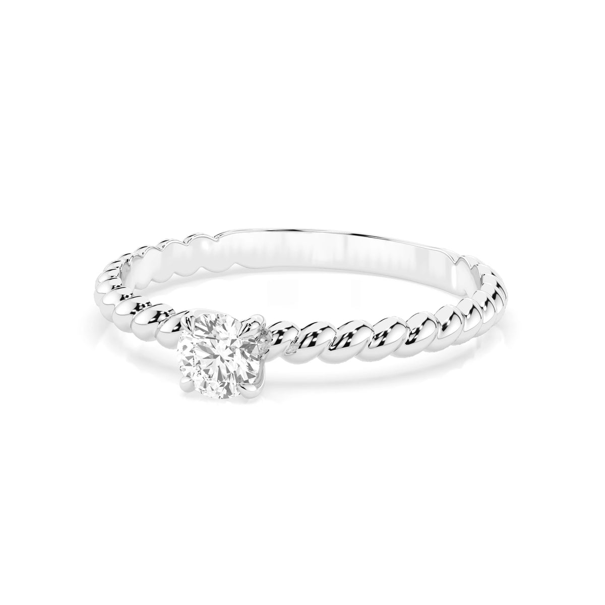 Solitaire Ring (Round), 0.3 ct — 101-10038(4.2)