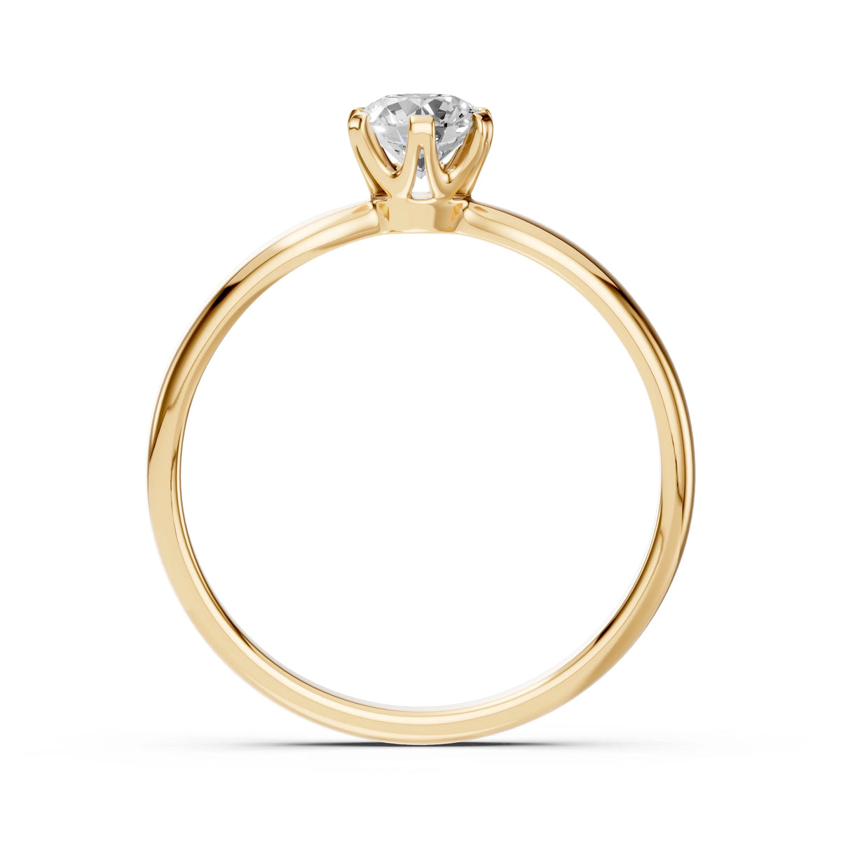 Solitaire Ring (Round), 0.45 ct — 101-10040(4.8)