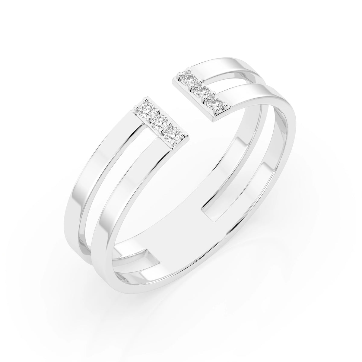 Minimalism Ring (Round), 0.06 ct — 101-10163