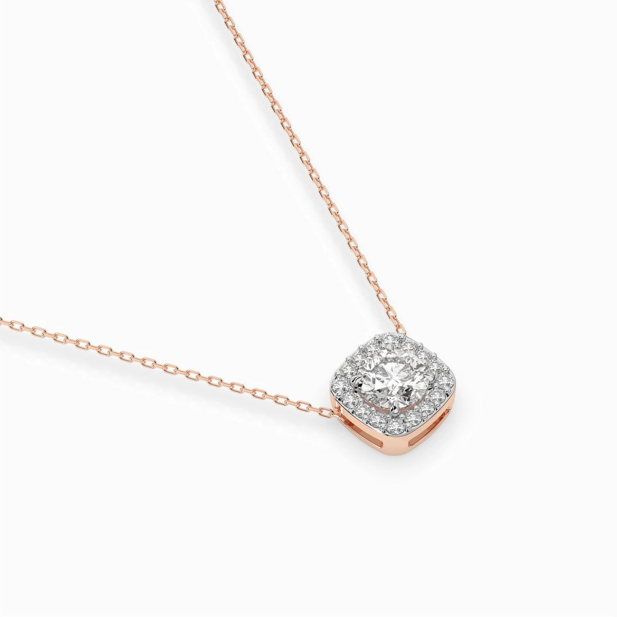 Solitaire Eternity Necklace (Round), 0.4 ct — 104-10057(4.7)