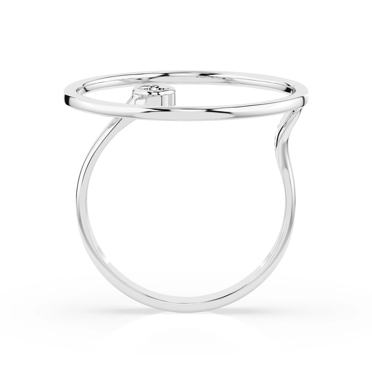 Minimalism Ring (Round), 0.03 ct — 101-10077