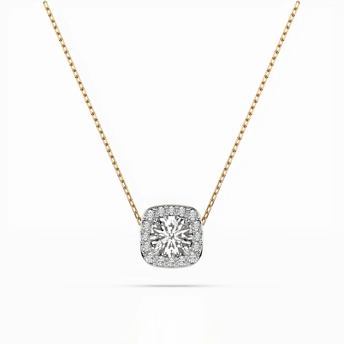 Solitaire Eternity Necklace (Round), 0.4 ct — 104-10057(4.7)