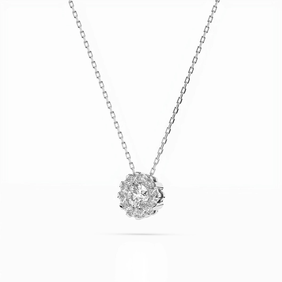 Solitaire Eternity Necklace (Round), 0.1 ct — 104-10044(3.0)