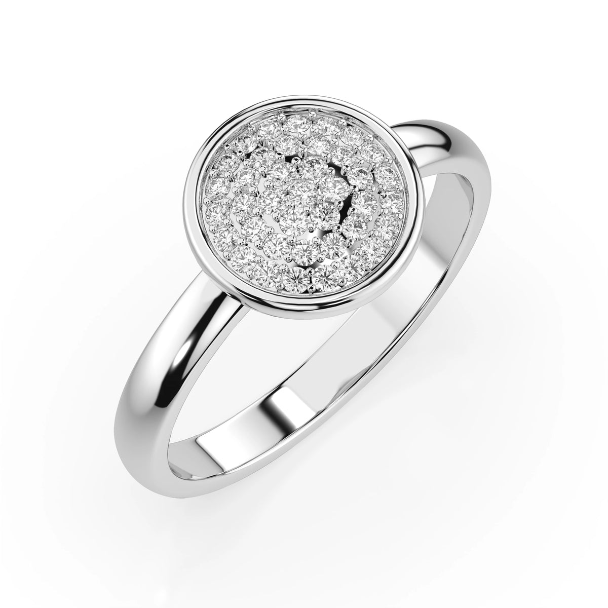 Illusion Ring (Round), 0.23 ct — 101-10068