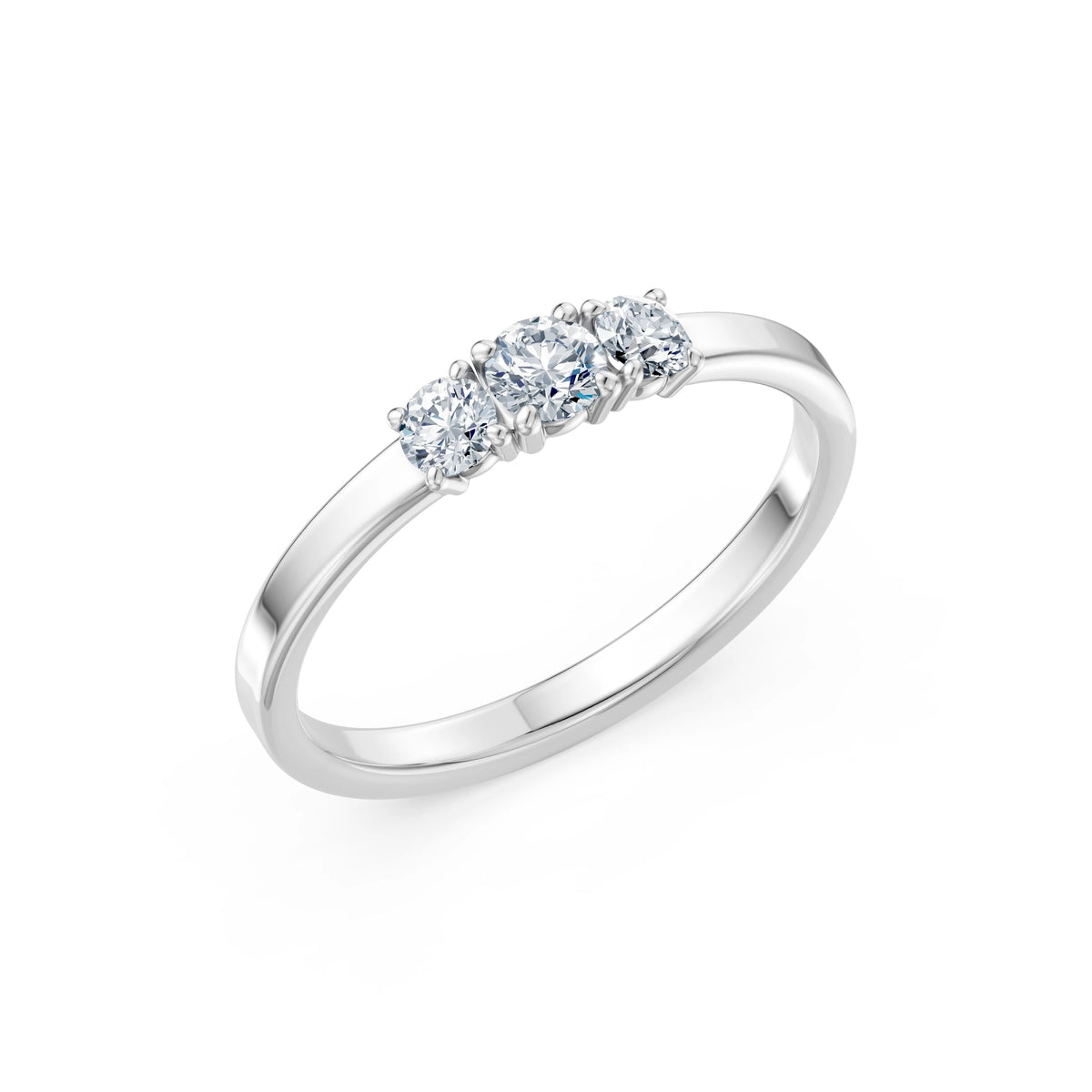 Solitaire Eternity Ring, 0.15 ct — 101-10127
