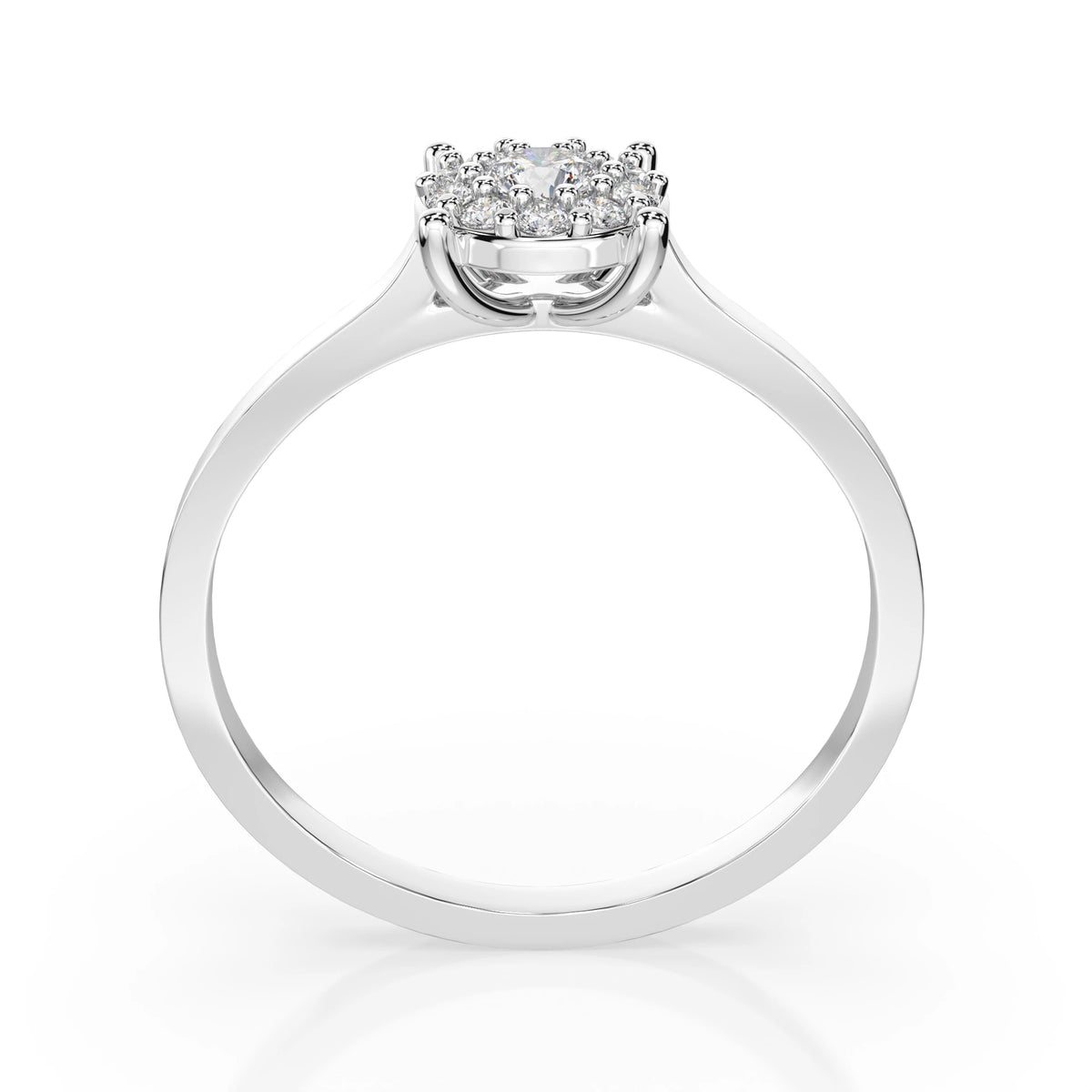 Solitaire Eternity Ring (Round), 0.06 ct — 101-10017/1(2.5)