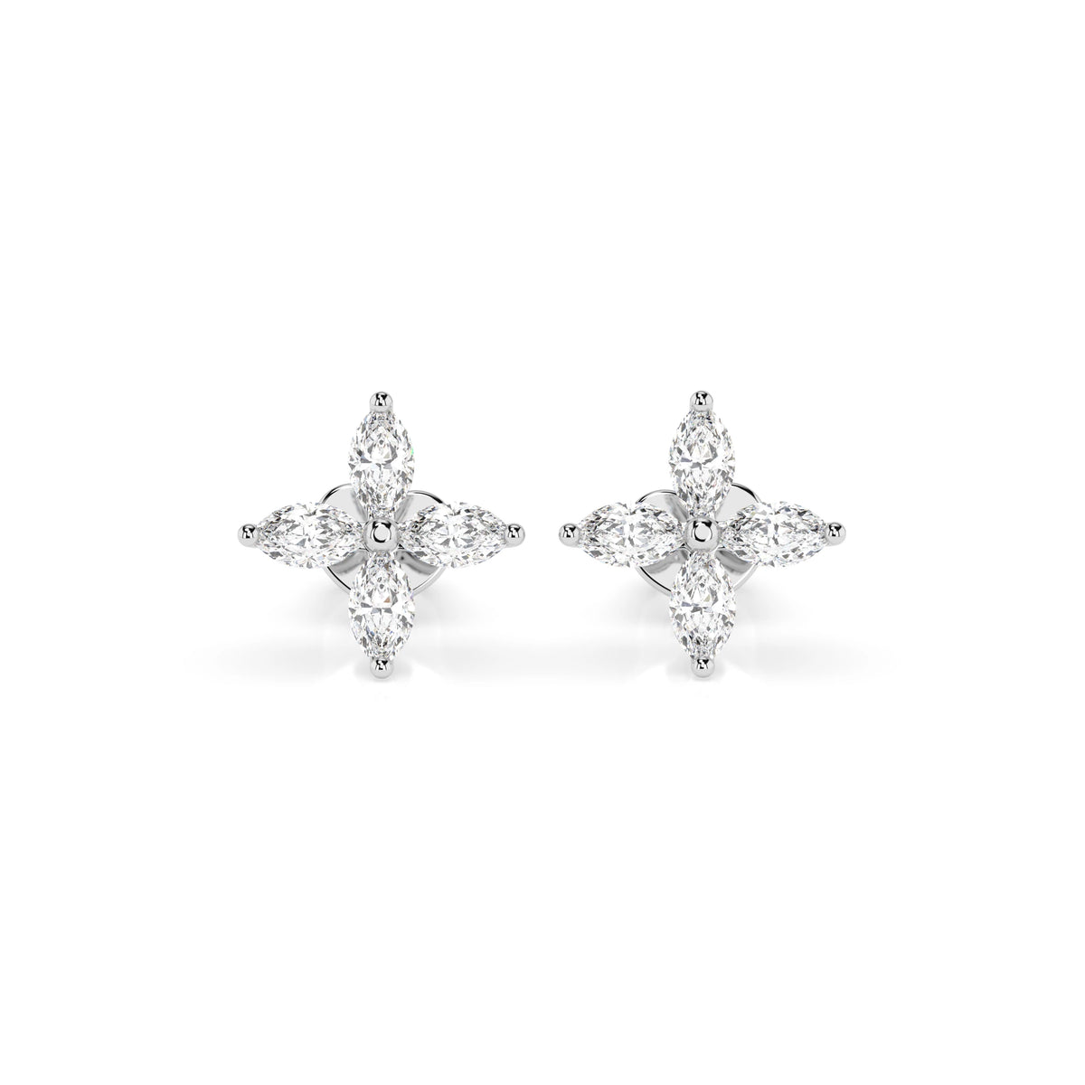 Illusion Earring (Marquise), 0.8 ct — 102-10193V1