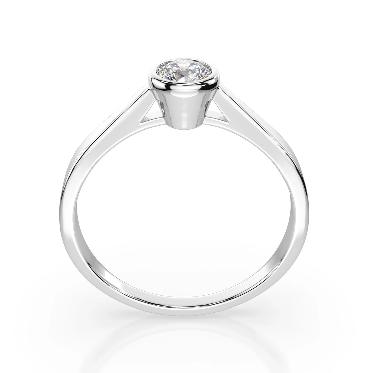 Solitaire Ring (Round), 0.3 ct — 101-10010(4.2)