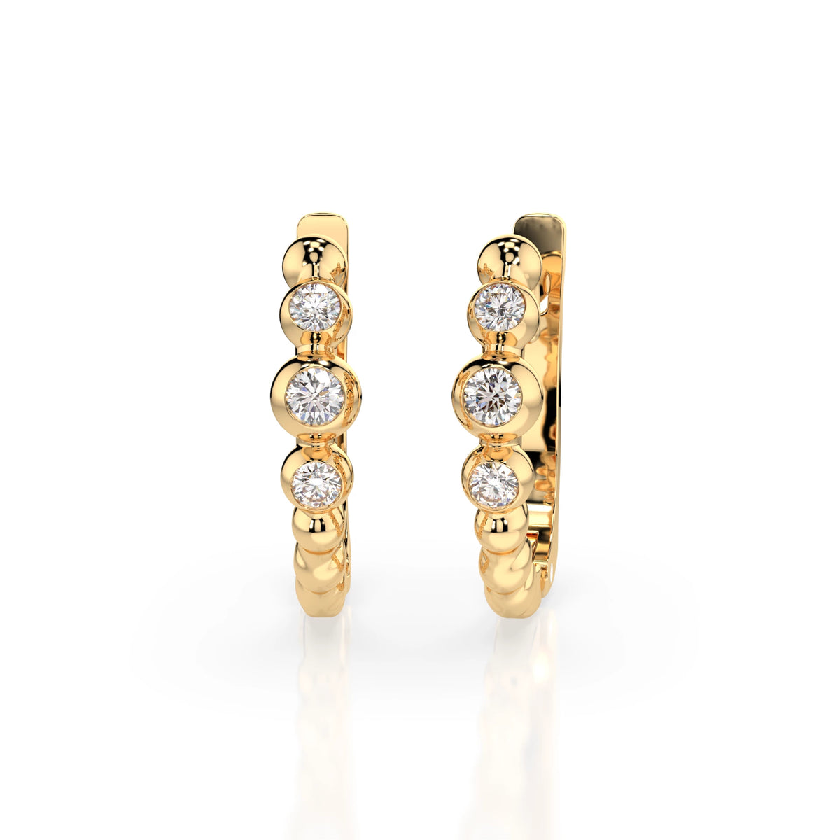 Eternity Earring (Round), 0.06 ct — 102-10019