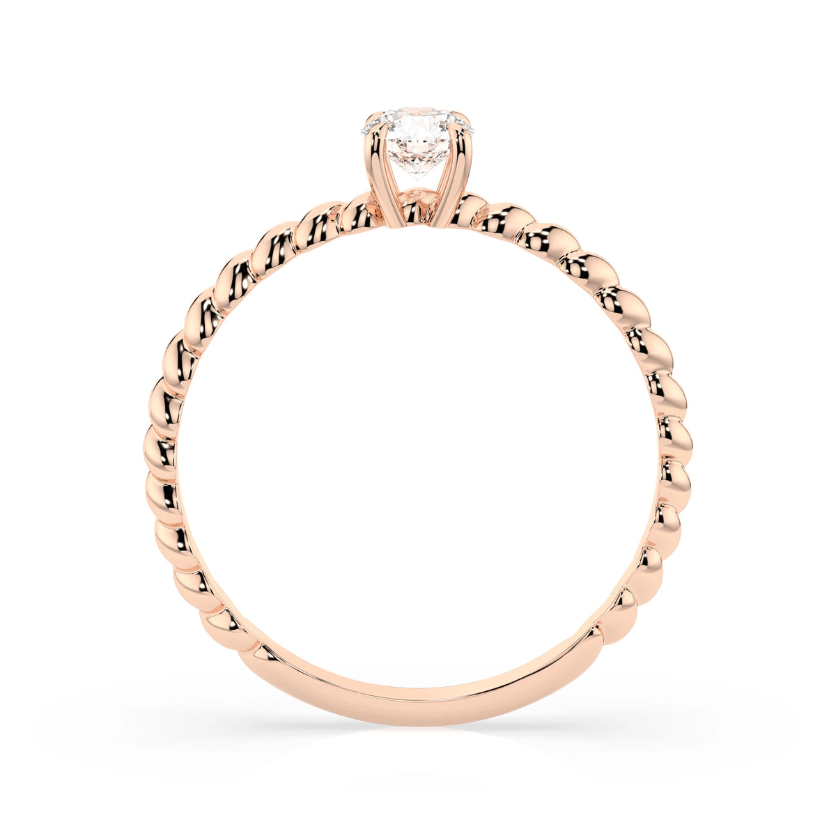Solitaire Ring (Round), 0.3 ct — 101-10038(4.2)