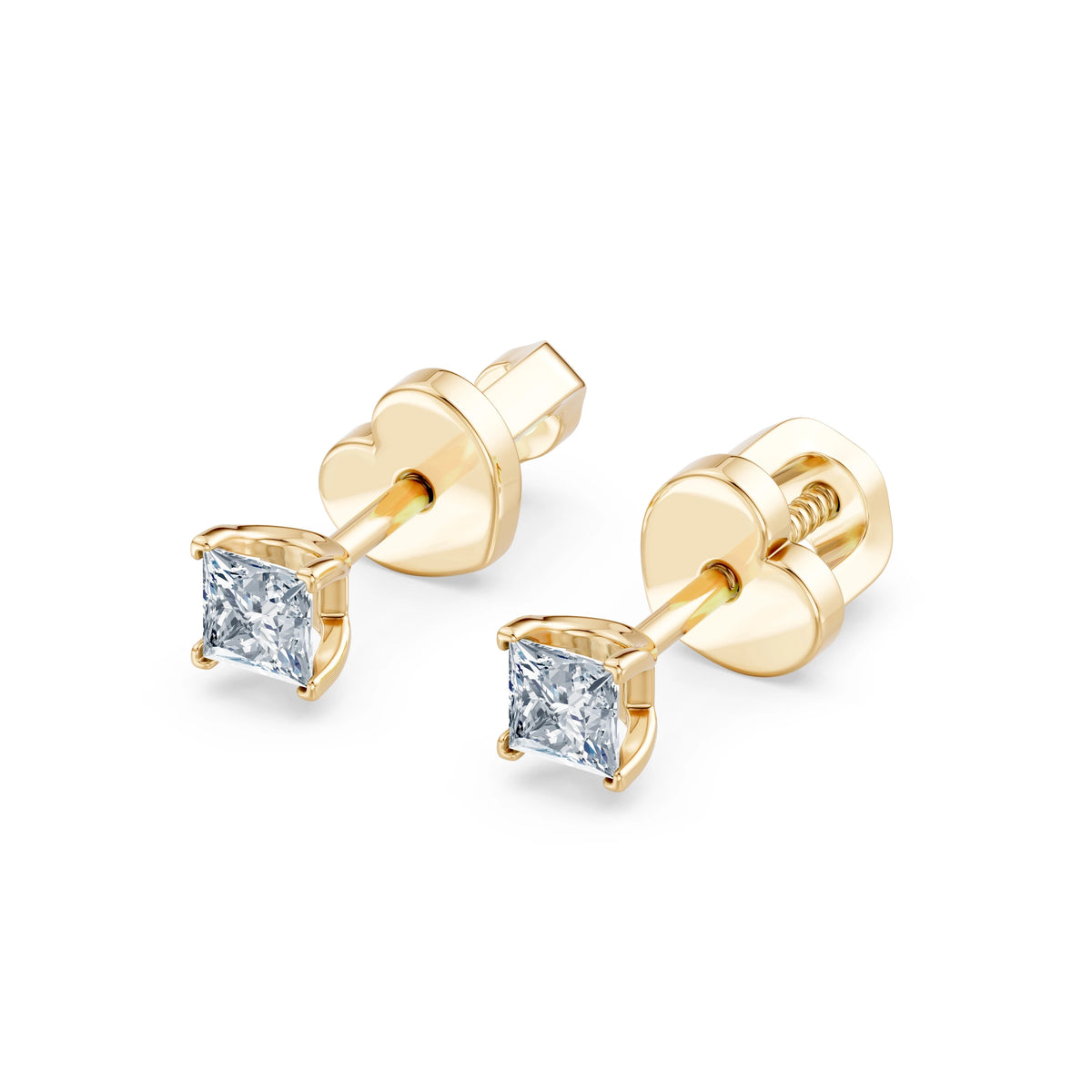 Solitaire Butterfly Earring, 0.34 ct — 102-10117(3.0)PR