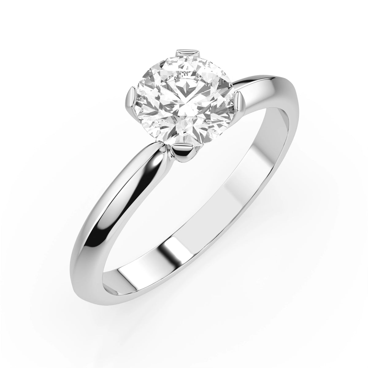 Solitaire Ring (Round), 0.7 ct — 101-10089(5.7)