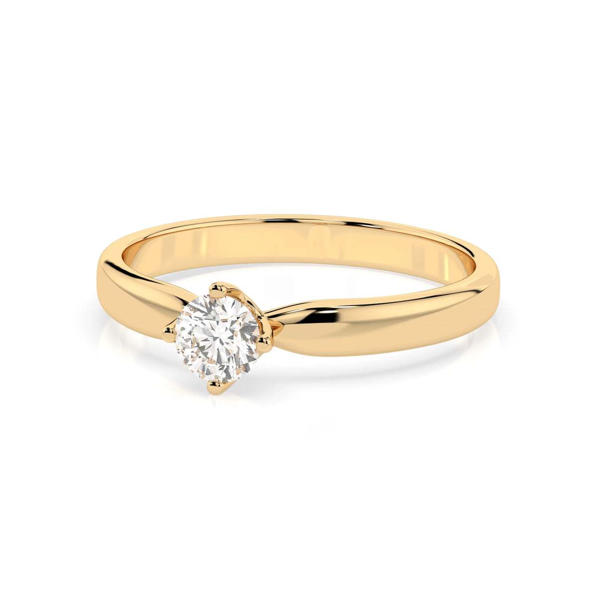 Solitaire Ring (Round), 0.25 ct — 101-10041(4.0)
