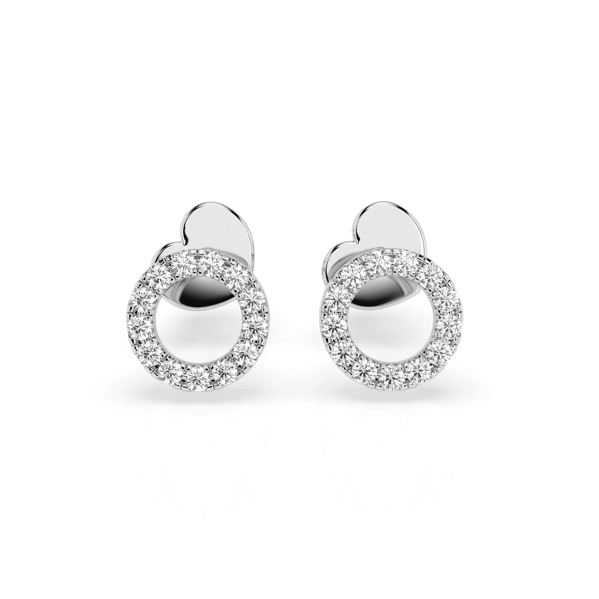 Minimalism Earring (Round), 0.16 ct — 102-10055