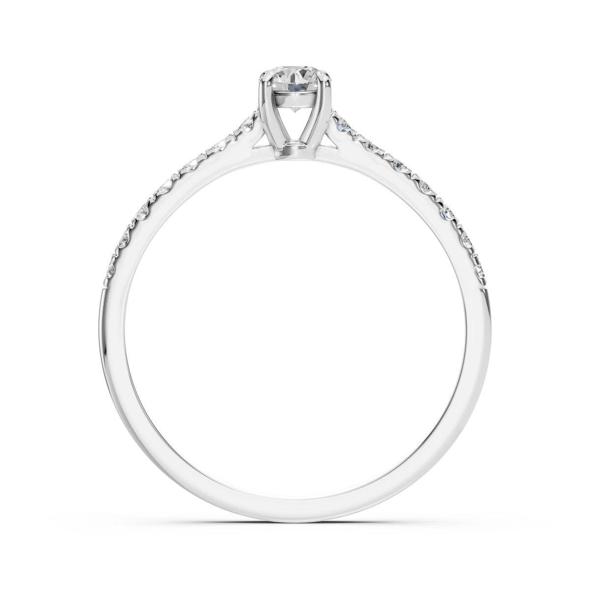 Solitaire Eternity Ring (Round), 0.2 ct — 101-10094(3.7)