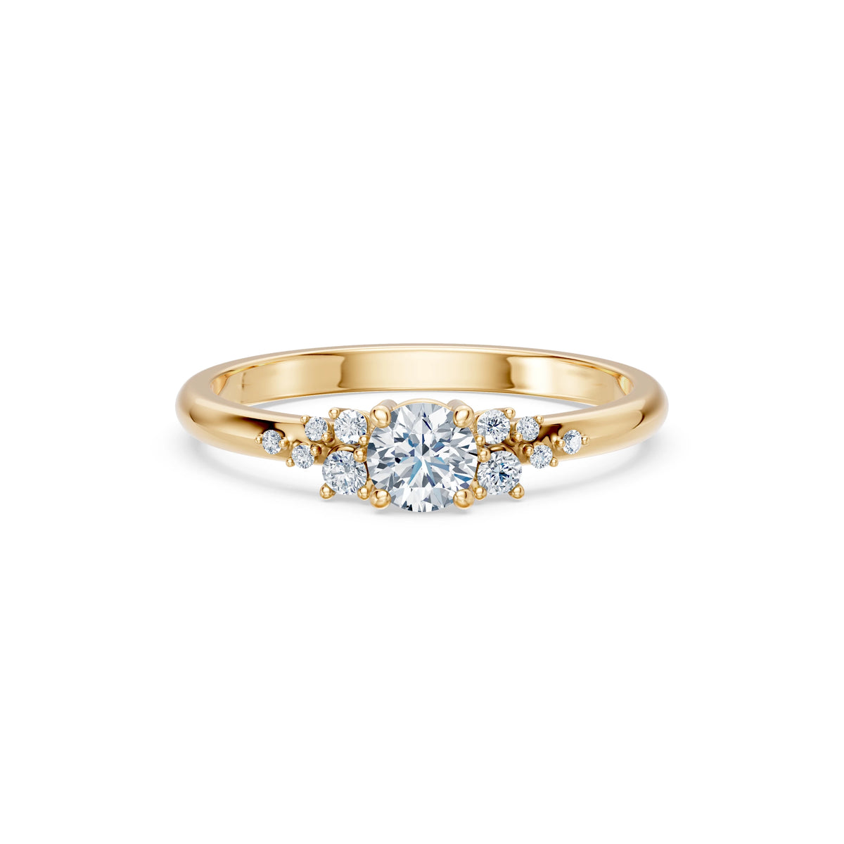 Solitaire Eternity Ring, 0.35 ct — 101-10140(4.5)