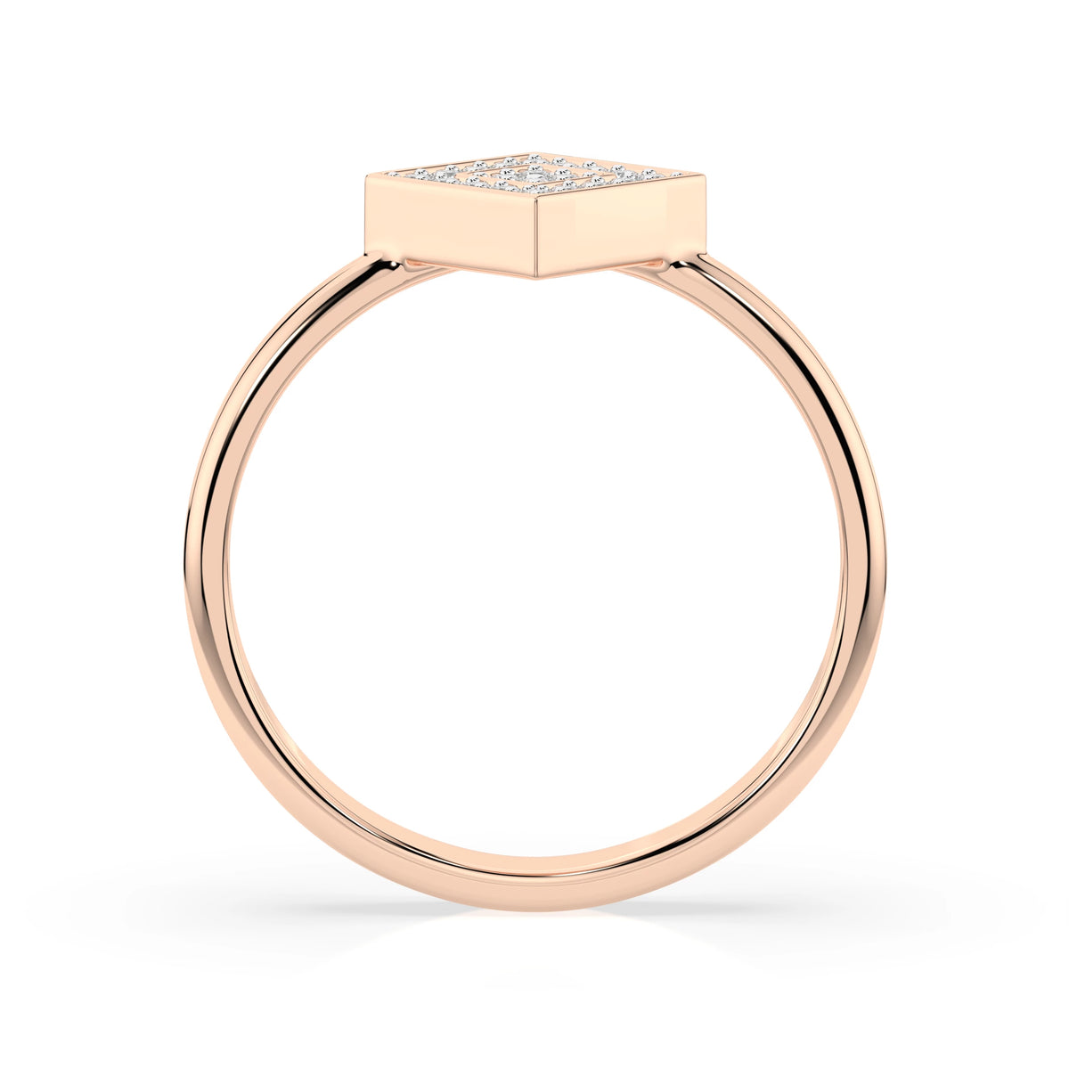 Illusion Ring (Round), 0.1 ct — 101-10074